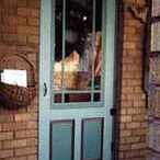 A creatively painted storm door! It's always a pleasure to see how our customers finish their doors. 